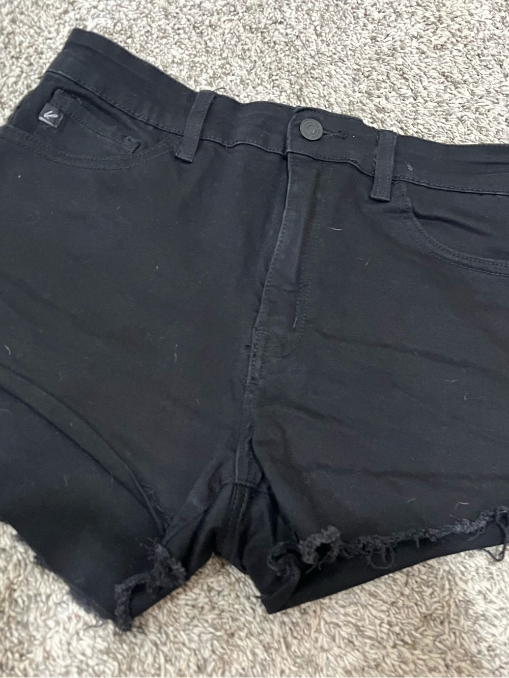 Kancan black tight shorts